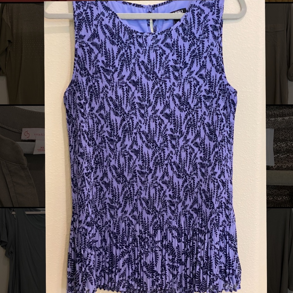 Roz & Ali purple/blue tank top